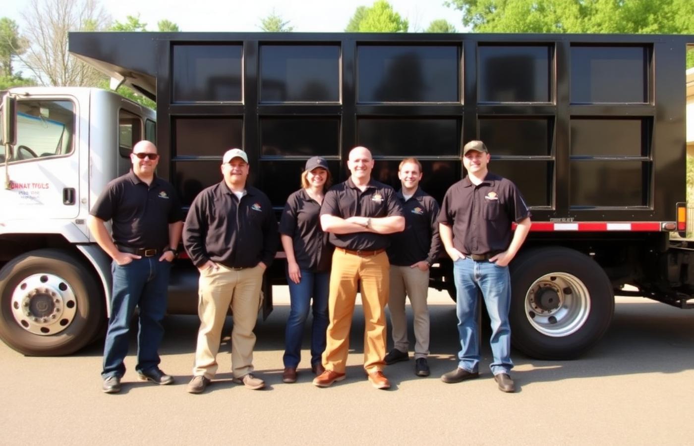 Jacquelyno Co. dumpster rental team in Fairfield CT